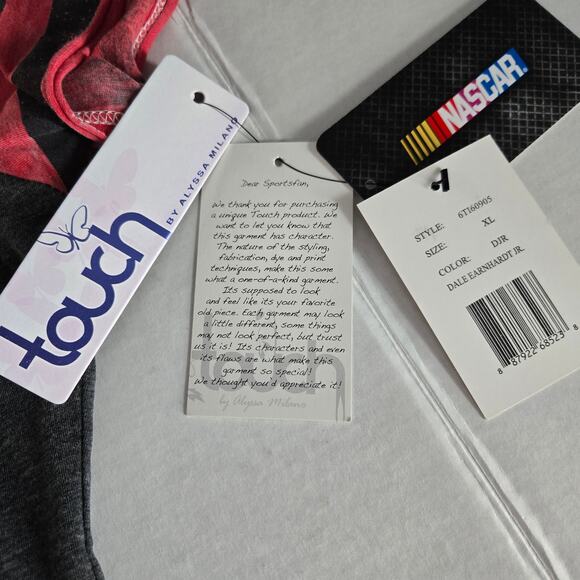 Dale Earnhardt Jr #88 Touch by Alyssa Milano Short Sleeve T-Shirt Womens XL NWT - Picture 6 of 8